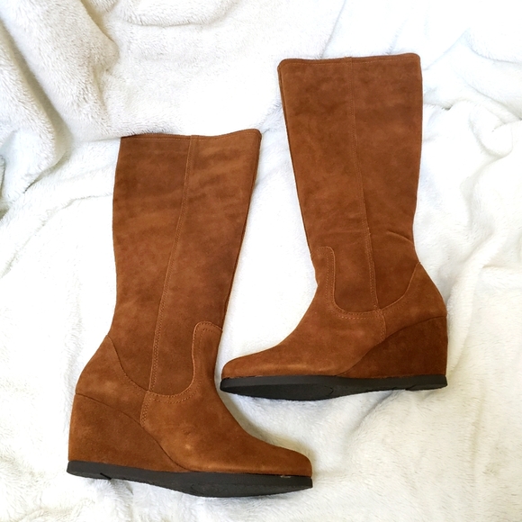 Bass Shoes - Bass Leanne Suede Leather Boots Style 4294-261